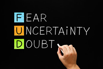 Image showing FUD - Fear Uncertainty And Doubt