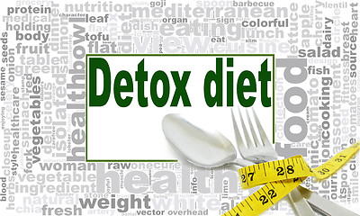 Image showing Detox diet word cloud