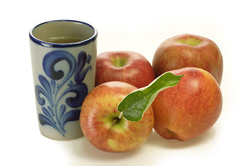 Image showing Apple Wine in a Beaker