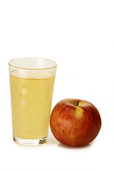 Image showing Apple Wine in a Glass