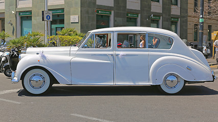 Image showing Rolls Royce Wedding Car