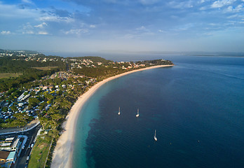 Image showing Views over Shoal Bay Port Stephens