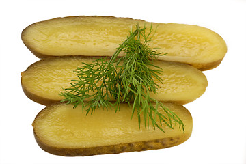 Image showing Gherkin Slices with Dill