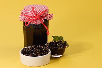 Image showing Jam of Black Currants