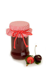 Image showing Jam of Cherries