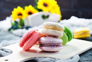 Image showing color macaroons