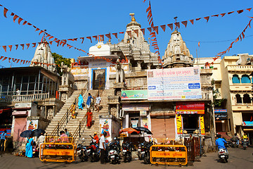 Image showing Devoted by Shri Jagdish Temple in Udaipur, Rajasthan, India