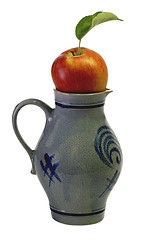 Image showing Apple in a jug