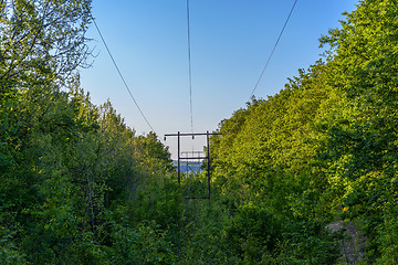 Image showing The power line