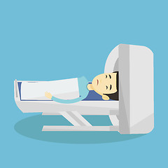 Image showing Magnetic resonance imaging vector illustration.