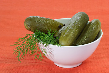 Image showing Pickled Cucumbers