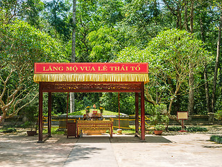 Image showing The Le Thai To mausoleum in Thanh Hoa, Vietnam