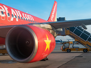 Image showing VietJet Air in Ho Chi Minh City