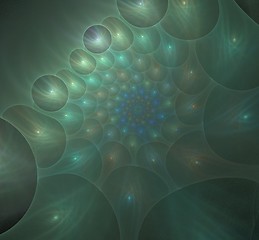 Image showing Circle fractal picture