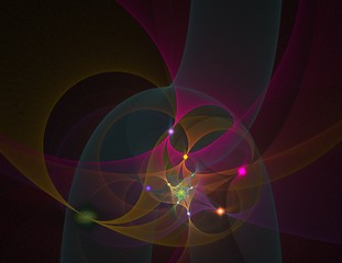 Image showing Fractal with many shapes