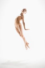 Image showing The teen modern ballet dancer