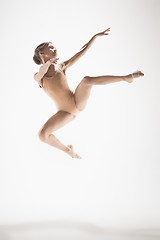 Image showing The teen modern ballet dancer