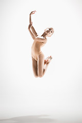 Image showing The teen modern ballet dancer