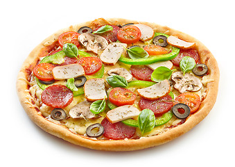 Image showing freshly baked pizza