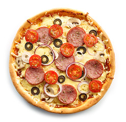 Image showing freshly baked pizza