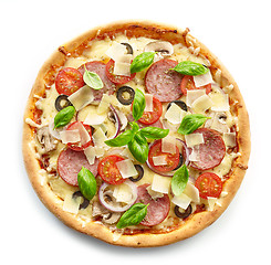 Image showing freshly baked pizza