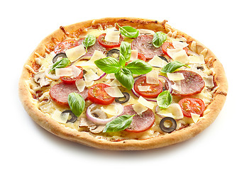 Image showing freshly baked pizza