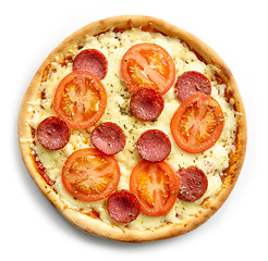 Image showing freshly baked pizza