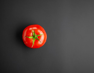 Image showing fresh red wet tomato