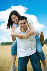 Image showing Happy asian couple