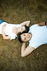 Image showing Happy and romantic asian couple