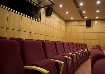 Image showing Auditorium chairs