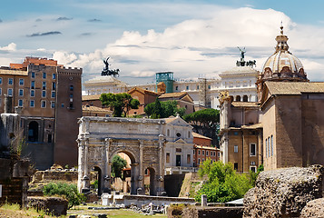 Image showing Forum and Vittoriano