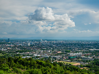 Image showing Hat Yai City, Songkhla Province in Thailand