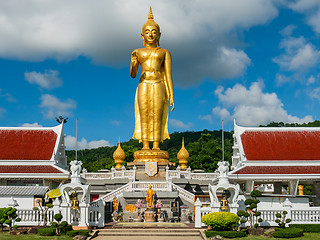 Image showing Golden Buddha in Hat Yai, Thailand