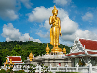 Image showing Golden Buddha in Hat Yai, Thailand