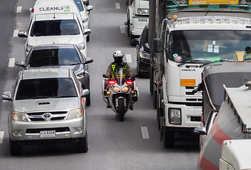 Image showing Traffic jam in Bangkok, Thailand
