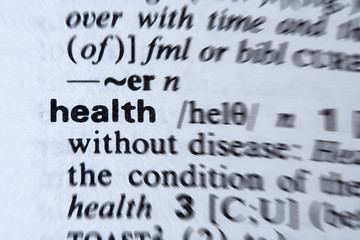 Image showing Health Word