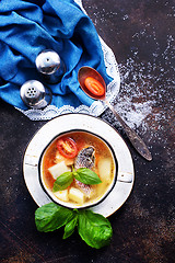 Image showing fish soup