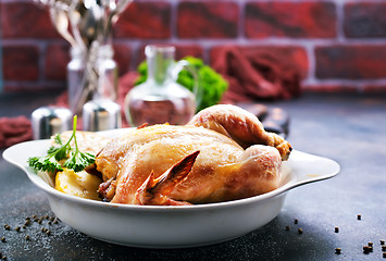 Image showing baked chicken 