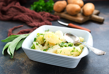 Image showing boiled potato