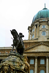 Image showing sculpture, situated near royal palace