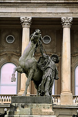 Image showing sculpture, situated near royal palace