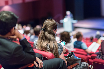 Image showing Speaker at Expert Conference and Presentation.