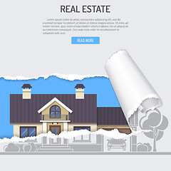 Image showing Sale Purchase Lease Rent Real Estate Concept