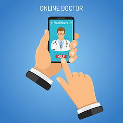 Image showing Online Doctor Concept