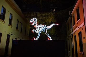 Image showing Illuminosaurus at Vivid Sydney 2018