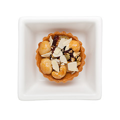 Image showing Mixed nuts tart