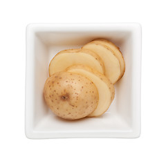 Image showing Sliced potato 