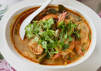 Image showing Thai food, tom yam gung