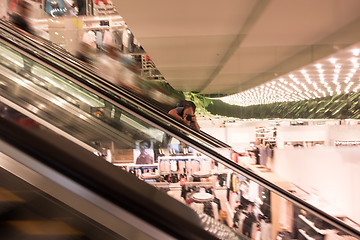 Image showing photographer at the mall